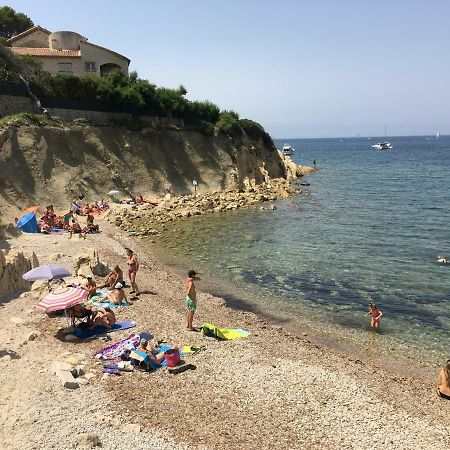 T2 Rez De Jardin 300M Plage De Beaucours Sanary Sur Mer Esterno foto